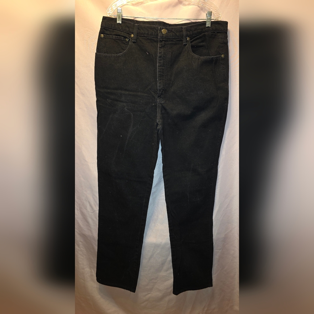BBC Black Jeans Mens 40/34 (Pat # 17)